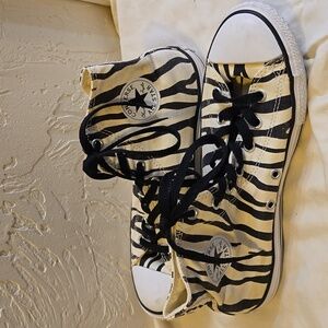 Converse Chuck Taylor All Star Statement Zebra Print Shoes